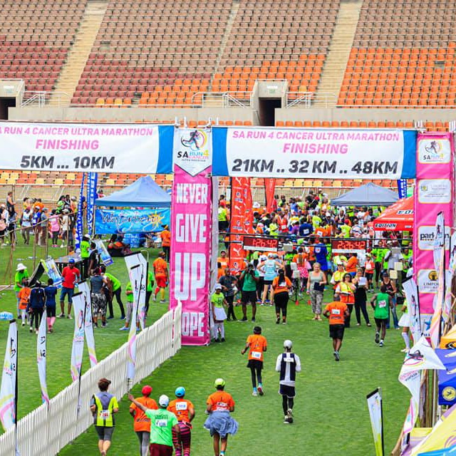 Run 4 cancer road running